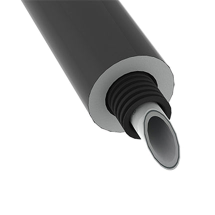 AluComposite rör-i-rör med isolering rulle 26x3 25/50 m